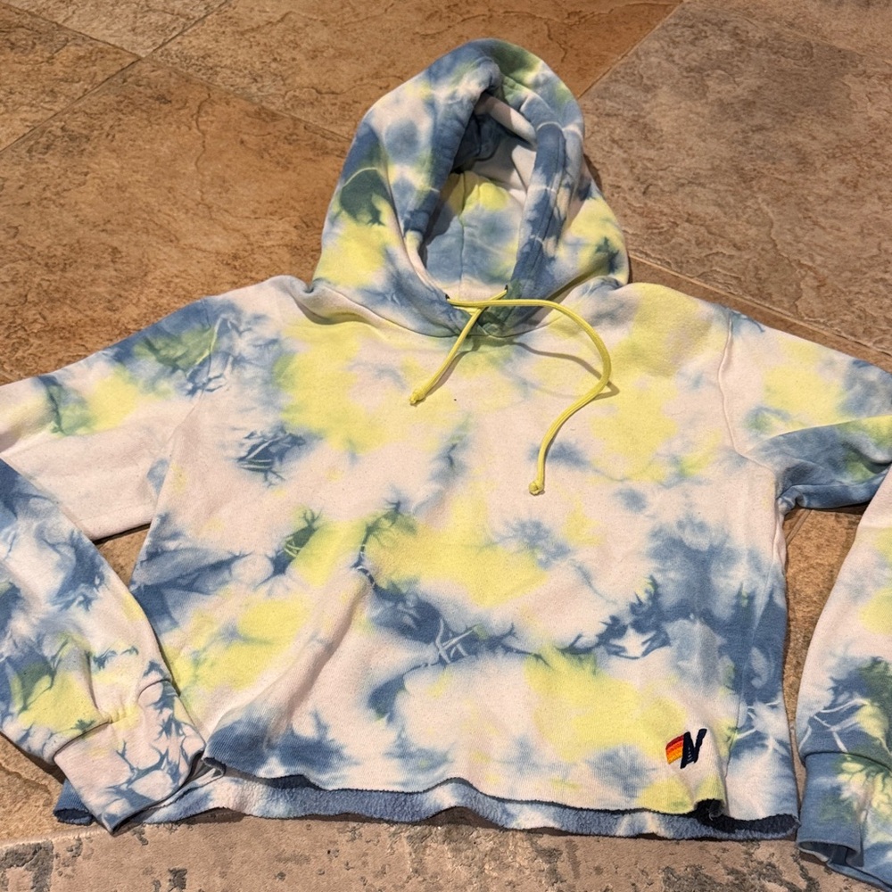 Aviator nation tye-Dye Hoodie with Logo